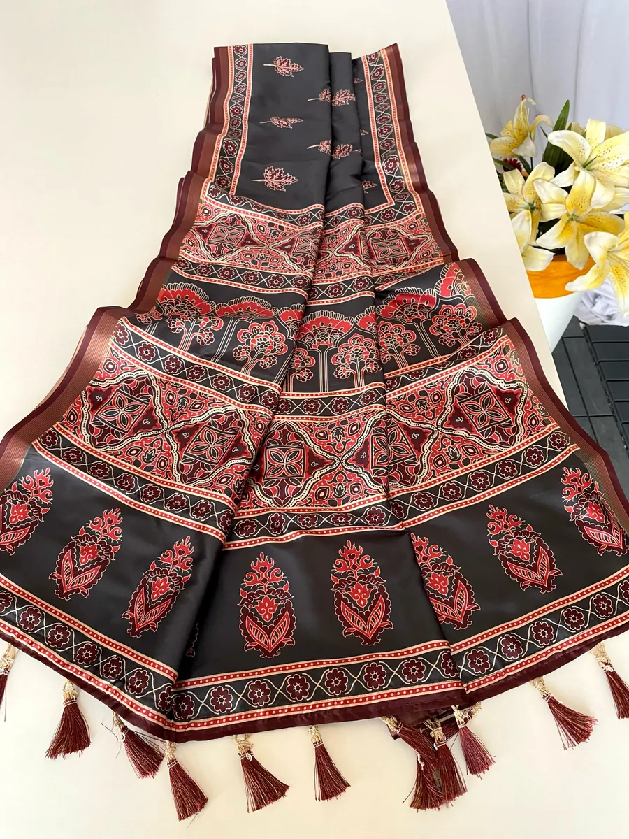 Pure Dola Viscose – Soft, Flowing & Elegant Saree